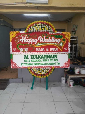 Papan Bunga di Gereja Katedral Mataram